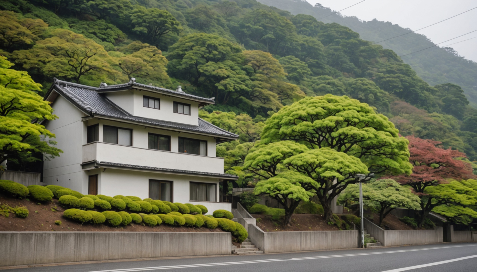 Hillside Home in Ome’s Plum-Grove District