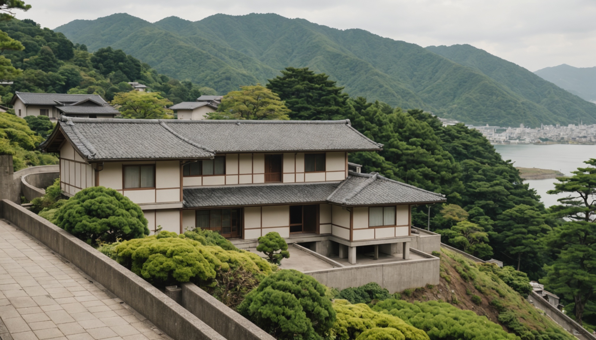 Hilltop Single-Storey Above Lake Biwa in Otsu
